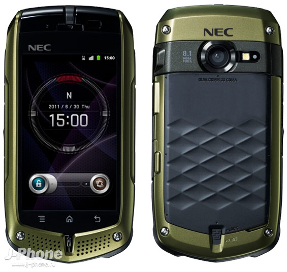 противоударный смартфон NEC 909w и NEC 909e