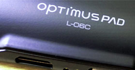 японский планшет Docomo L-06C Optimus Pad