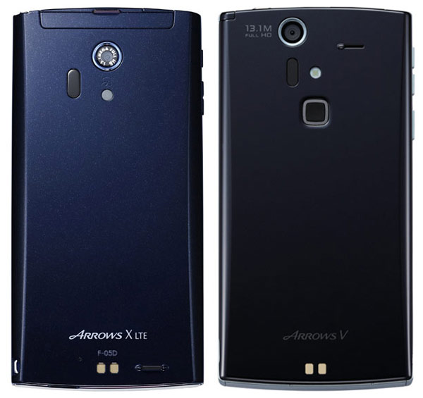 fujitsu docomo f-04e arrows v vs. docomo f-05d arrows x lte