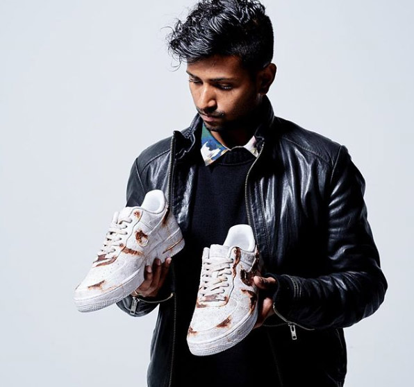 Японские ржавые кроссовки ручной работы NIKE Principe Privé RUST