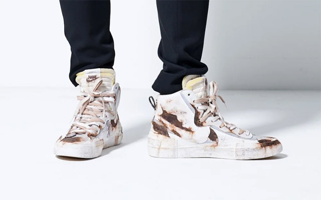 Японские ржавые кроссовки ручной работы NIKE Principe Privé RUST