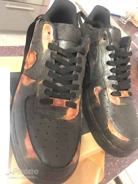 Японские ржавые кроссовки ручной работы NIKE Principe Privé RUST