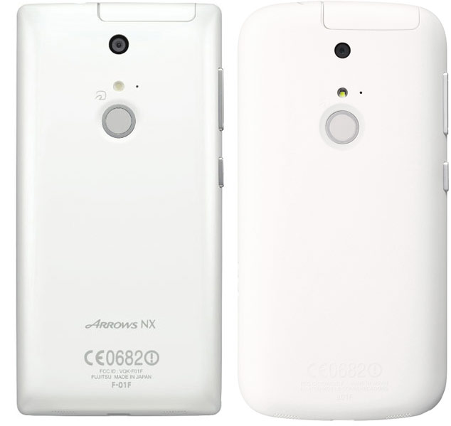 Fujitsu Softbank 301F Arrows A vs. Fujitsu Arrows NX Docomo F-01F