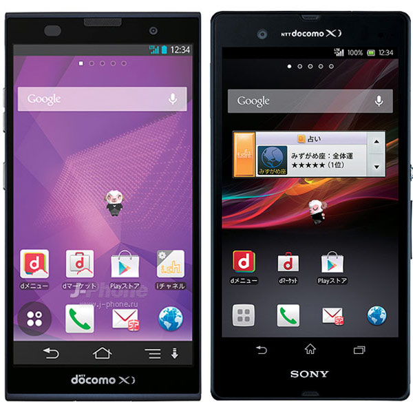 docomo f-06e vs. docomo so-02e docomo f-06e vs. docomo so-02e