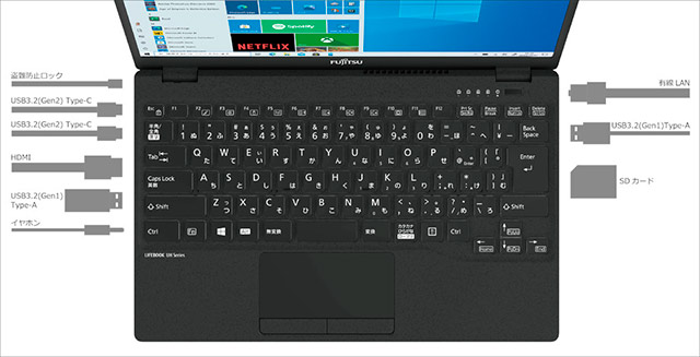 Fujitsu представила самый легкий в мире ноутбук LIFEBOOK UH-X / E3