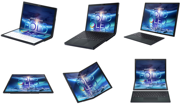 Поступил в продажи складной мобильный ноутбук Zenbook 17 Fold OLED UX9702AA от ASUS Japan Co