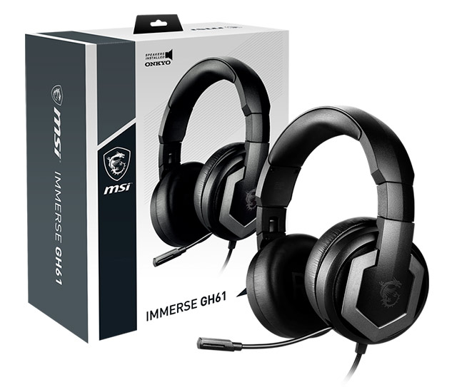 Представлена игровая гарнитура MSI IMMERSE GH61 с фирменным звуком Onkyo