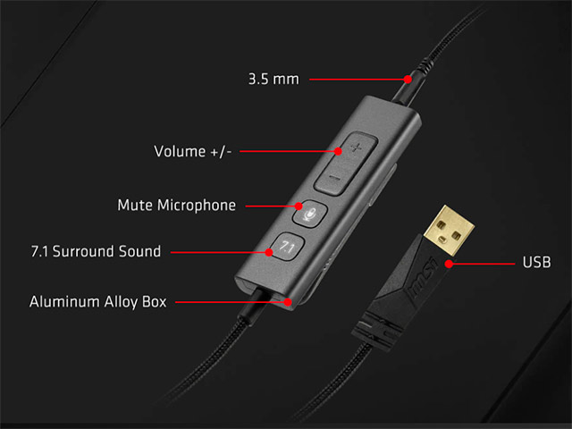 Представлена игровая гарнитура MSI IMMERSE GH61 с фирменным звуком Onkyo