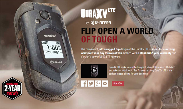 Kyocera DuraXV LTE