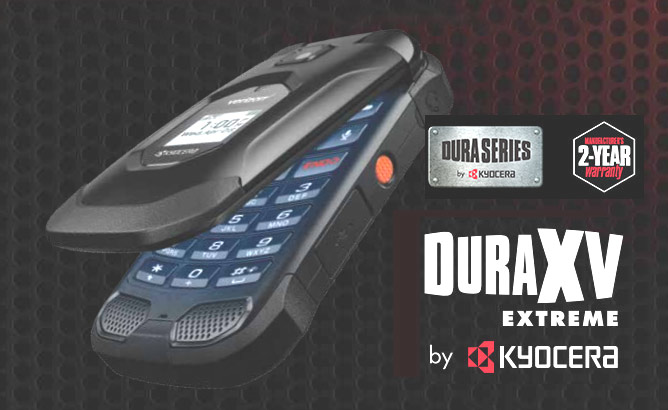 Kyocera представила ударопрочную раскладушку DuraXV Extreme