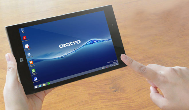 компактный японский 8-дюймовый Windows планшет Onkyo TW08A-55Z8 компактный японский 8-дюймовый Windows планшет Onkyo TW08A-55Z8