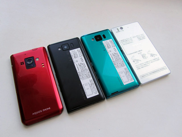 обзор японского смартфона Panasonic Eluga X Docomo P-02E бирюзового цвета