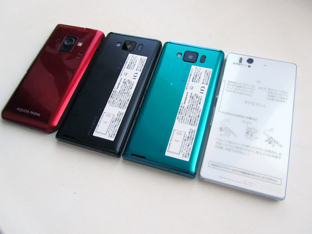 обзор японского смартфона Panasonic Eluga X Docomo P-02E бирюзового цвета