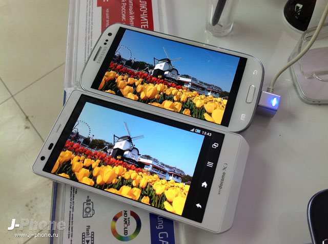 docomo sh-02e vs. samsung galaxy s3 docomo sh-02e vs. samsung galaxy s3