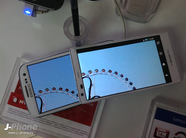 docomo sh-02e vs. samsung galaxy s3 docomo sh-02e vs. samsung galaxy s3