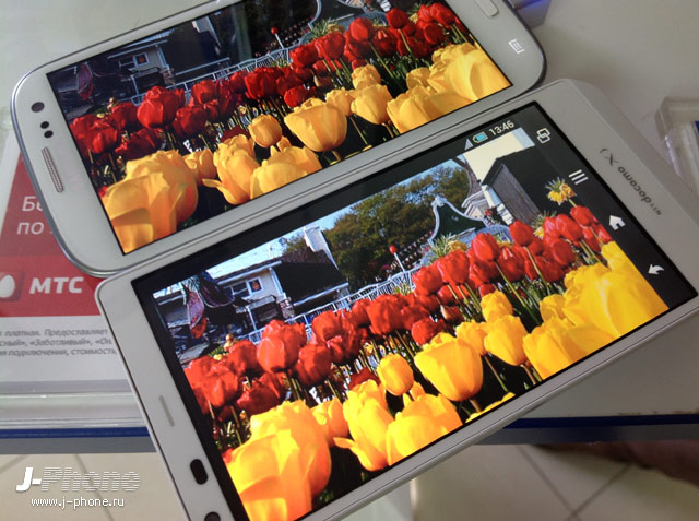 docomo sh-02e vs. samsung galaxy s3 docomo sh-02e vs. samsung galaxy s3