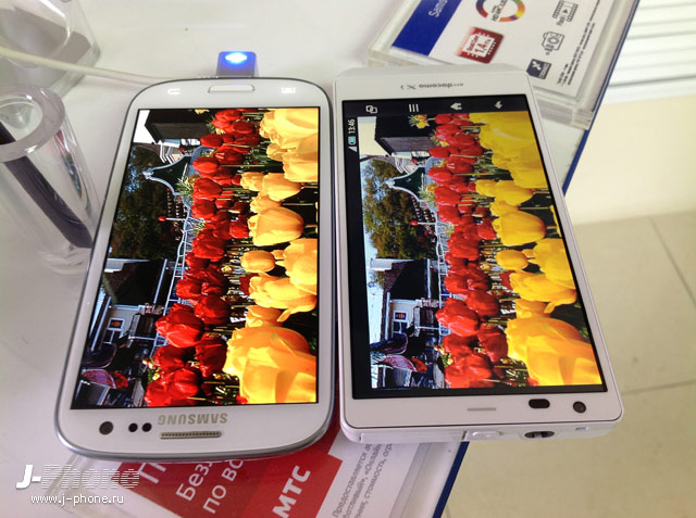 docomo sh-02e vs. samsung galaxy s3 docomo sh-02e vs. samsung galaxy s3