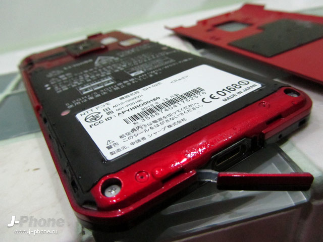 sharp docomo sh-02e водонепроницаемость