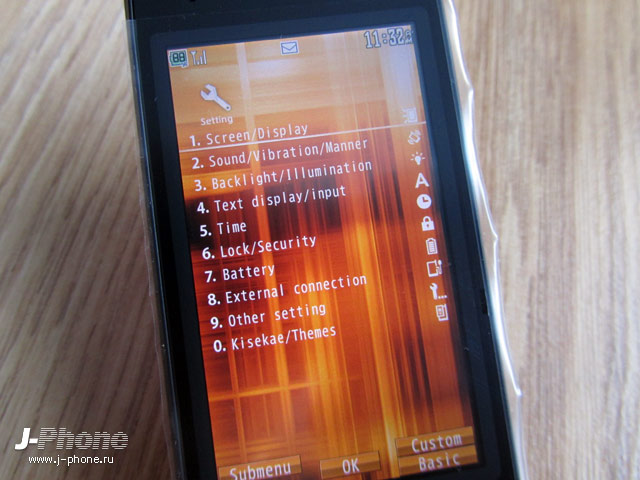 японский телефон sharp docomo sh-03e