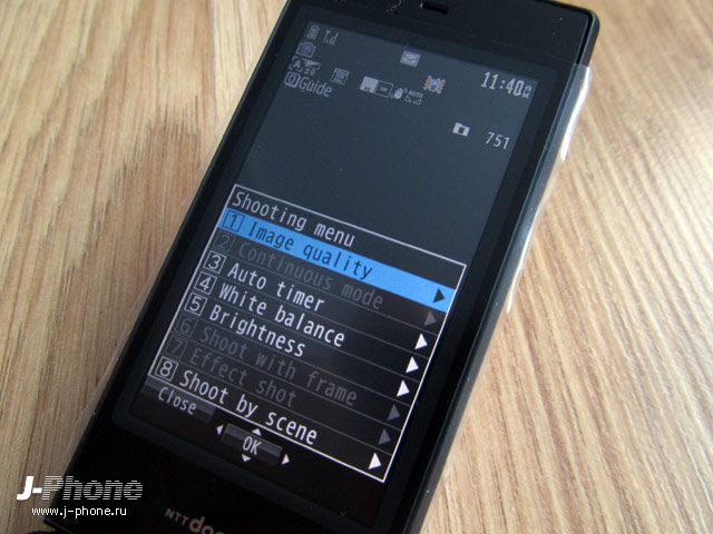 японский телефон sharp docomo sh-03e