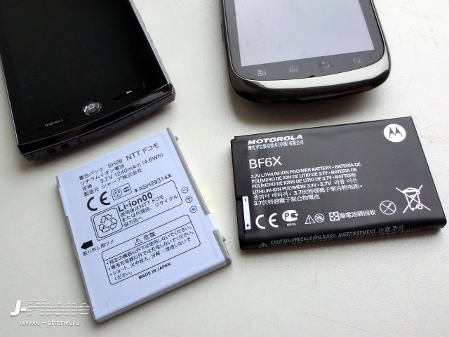 Motorola MT870 vs. Docomo SH-12C