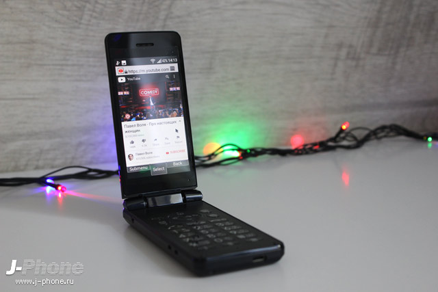Обзор Android раскладушки Sharp AQUOS K-tai SH-02L