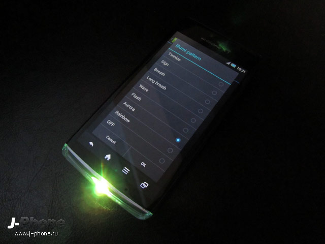японский смартфон Sharp Docomo SH-04E Aquos Phone EX