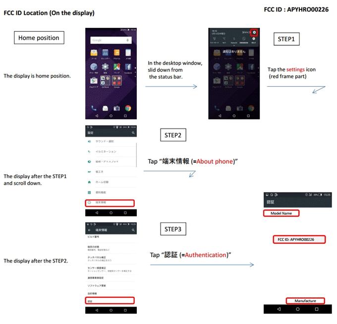 Смартфон Sharp Softbank 502SH прошел сертификацию FCC за номером APYHRO00226 Смартфон Sharp Softbank 502SH прошел сертификацию FCC за номером APYHRO00226