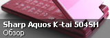 Обзор японской Android раскладушки Sharp AQUOS K-tai 501SH