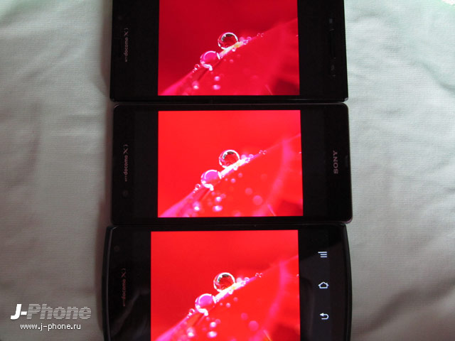 сравниваем японские смартфоны Fujitsu Arrows X Docomo F-02E, SONY Xperia Z Docomo SO-02E и Panasonic Docomo P-02E Eluga X