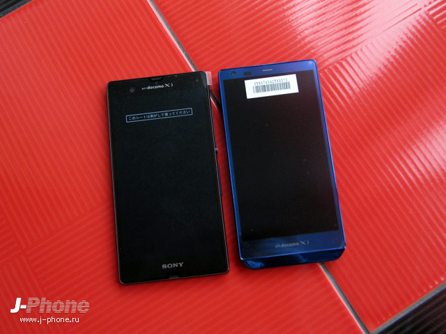 обзор смартфона Sony Docomo SO-02E Xperia Z фиолетового цвета