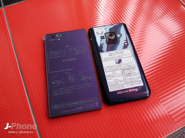 обзор смартфона Sony Docomo SO-02E Xperia Z фиолетового цвета