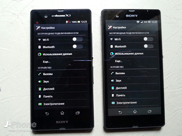 сравниваем японский и европейский Sony Xperia Z