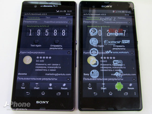 сравниваем японский и европейский Sony Xperia Z