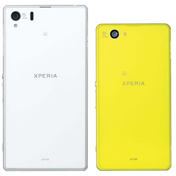 Sony Xperia Z1 Docomo SO-01F vs. Docomo SO-02F Xperia Z1 f