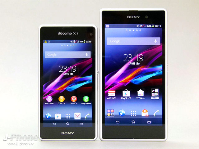 Сравнительный фотообзор Xperia Z1 и Z1 f со стороны