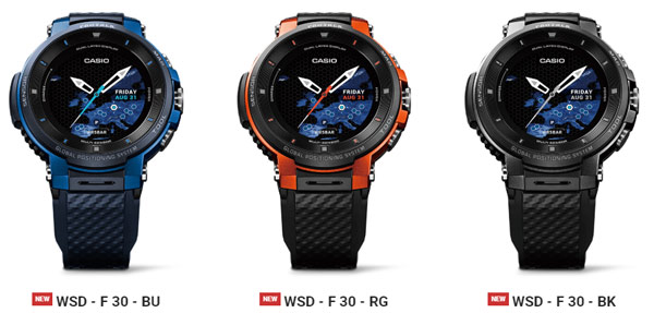 Casio WSD-F30 PRO TREK smart в продаже с 19 января Casio WSD-F30 PRO TREK smart в продаже с 19 января