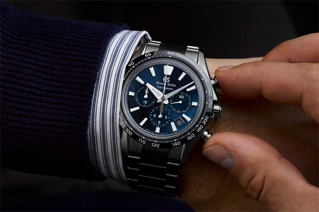 Японская Grand Seiko представила первый механический хронограф Tentagraph 9SC5 (SLGC001) с высокой точностью и трехдневным запасом хода