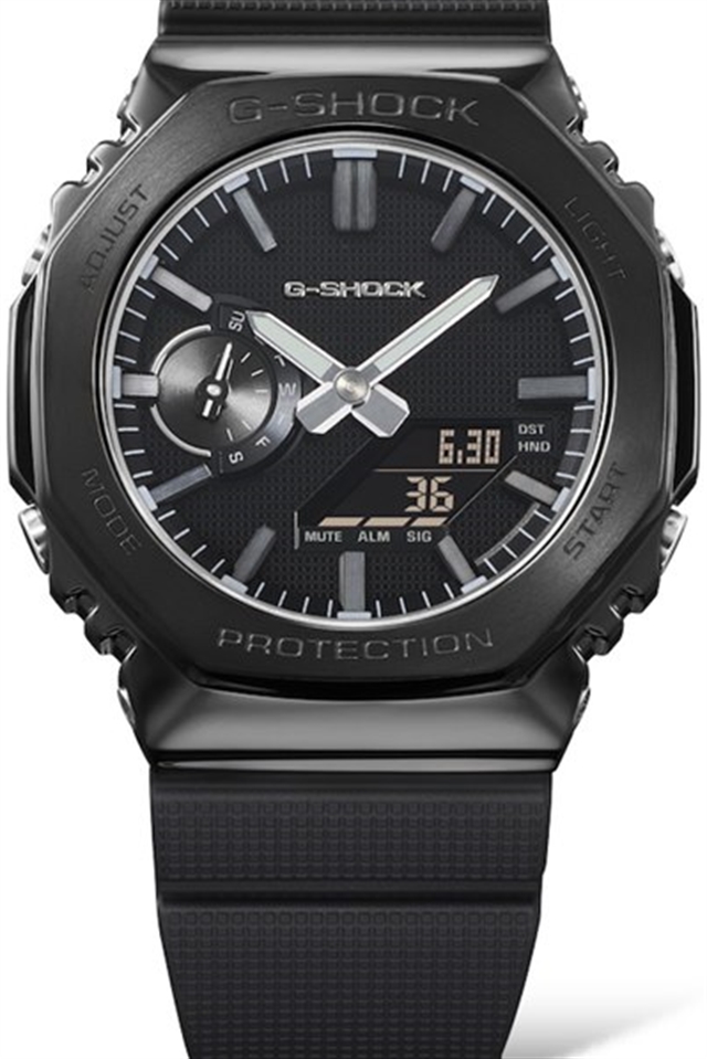 Casio выпустила G-SHOCK 2100 LUXE BLACK с матовым циферблатом и черным корпусом