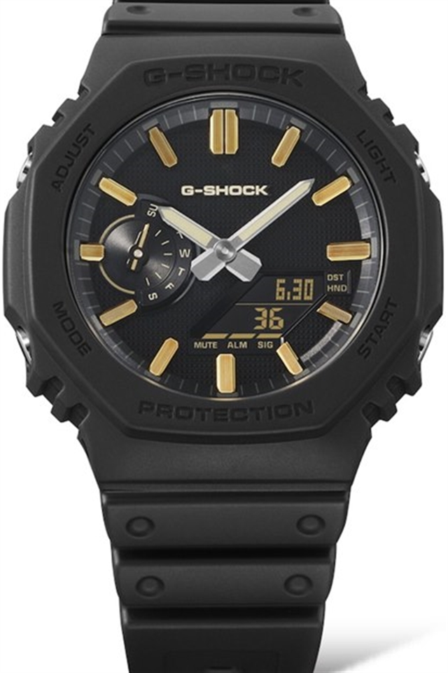 Casio выпустила G-SHOCK 2100 LUXE BLACK с матовым циферблатом и черным корпусом