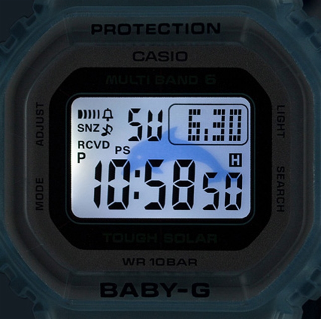Casio выпустила прозрачные G-SHOCK и BABY-G ICERC с сине-морским градиентом
