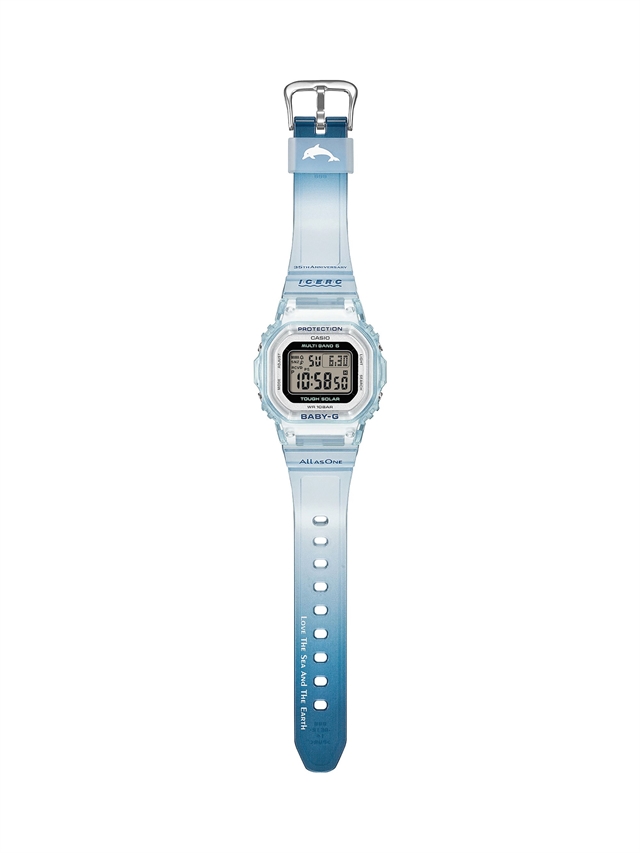 Casio показала G-SHOCK и BABY-G Irukuji 2026 с морским градиентом и силуэтами китов
