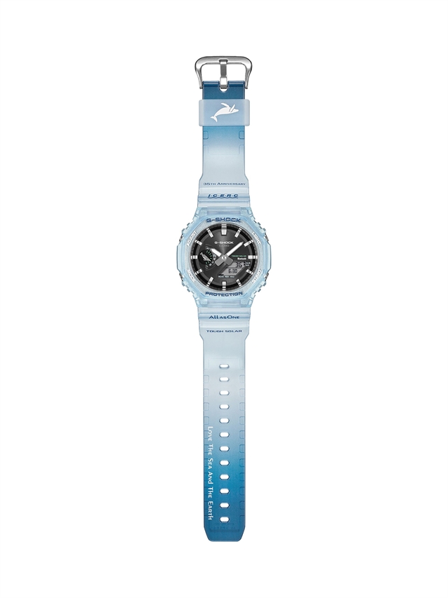 Casio показала G-SHOCK и BABY-G Irukuji 2026 с морским градиентом и силуэтами китов