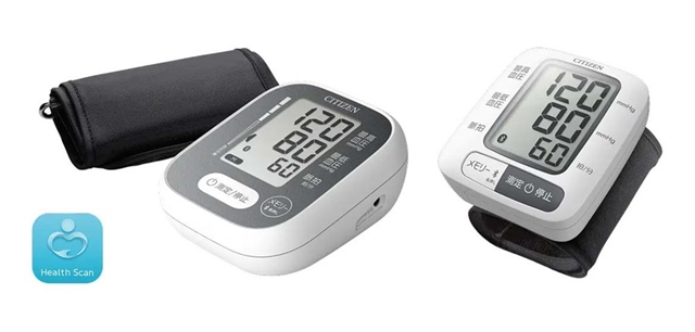 Citizen представила бюджетные тонометры CHUN390C и CHWL350C с Bluetooth