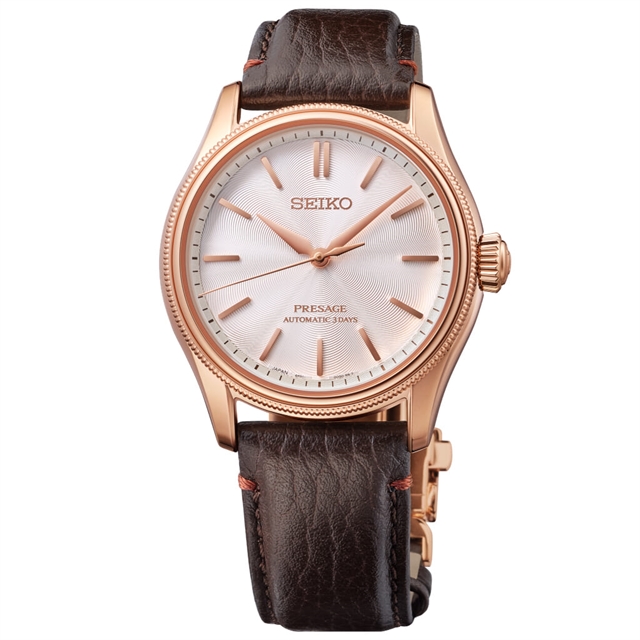 Seiko Presage получила 38-мм модели с циферблатом по мотивам шелка Tomioka