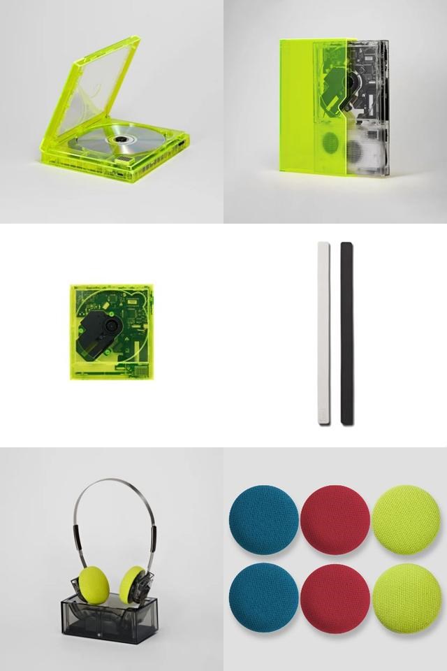 km5 выпустила Neon Collection с CD-плеерами и наушниками в прозрачном неоне по цене от 20 900 иен
