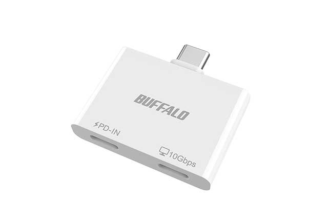 Buffalo выпустила USB-C-хаб для одновременной зарядки смартфона и вывода 4K