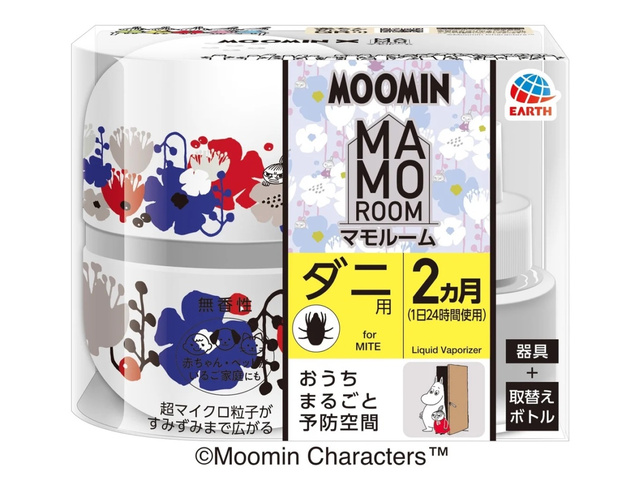 Earth выпустила средство от клещей Mamoroom с дизайном Moomin