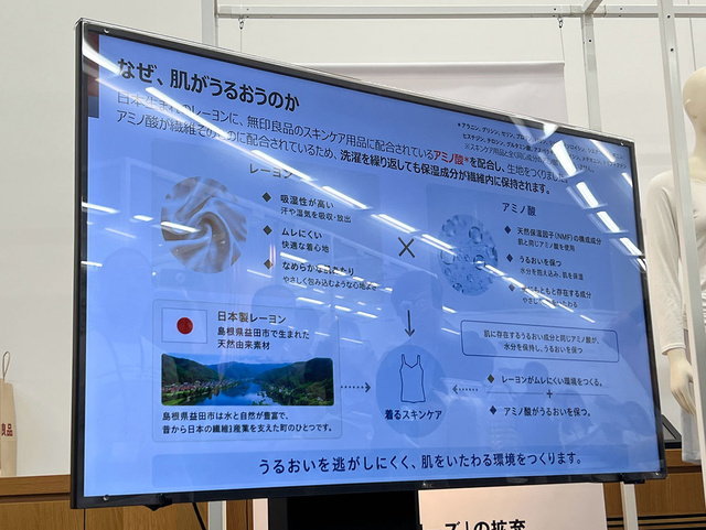 MUJI представила бельё «Носимая забота о коже» с аминокислотами