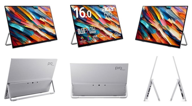 Acer выпустила портативный OLED-монитор ProDesigner с охватом DCI-P3 100%